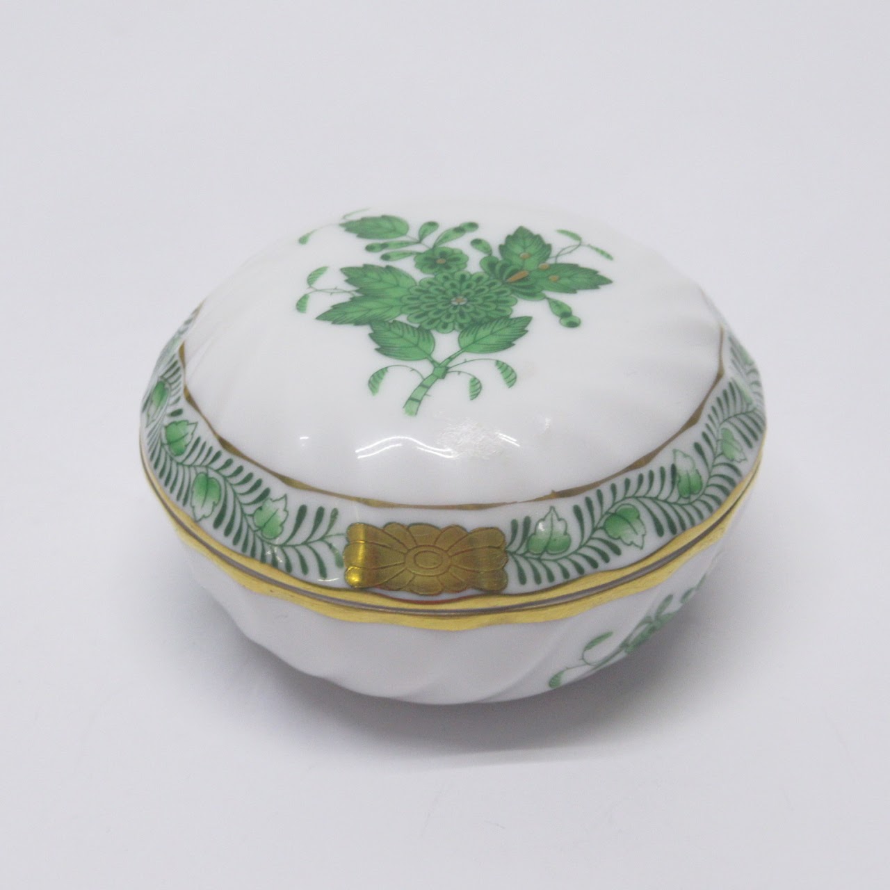 Herend Porcelain Floral Lidded Box