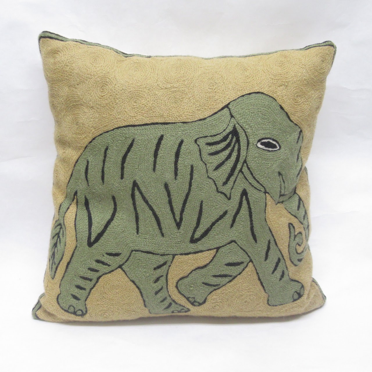 Crewel Graphic Throw Pillow Pair