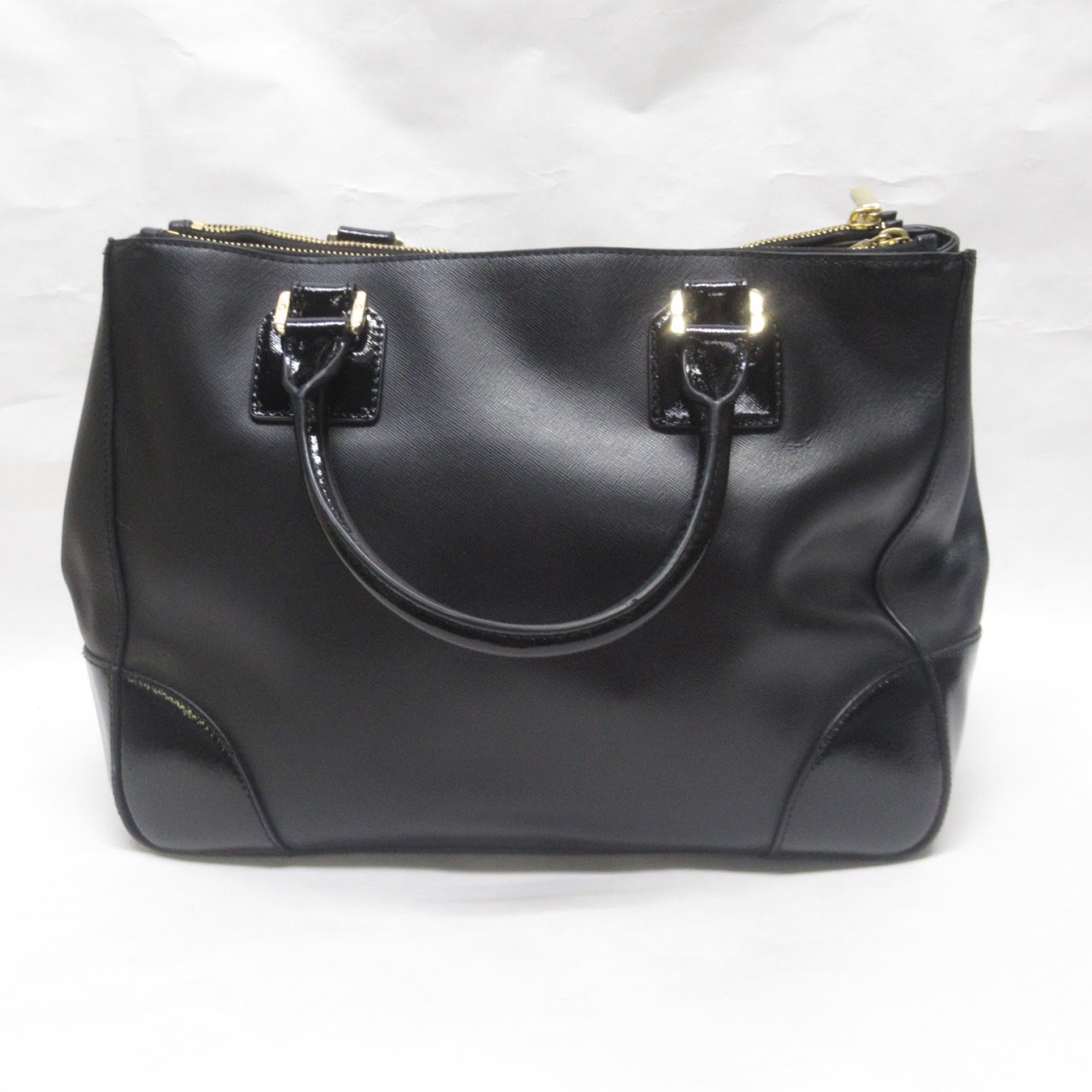 Tory Burch Black Leather Shoulder Bag