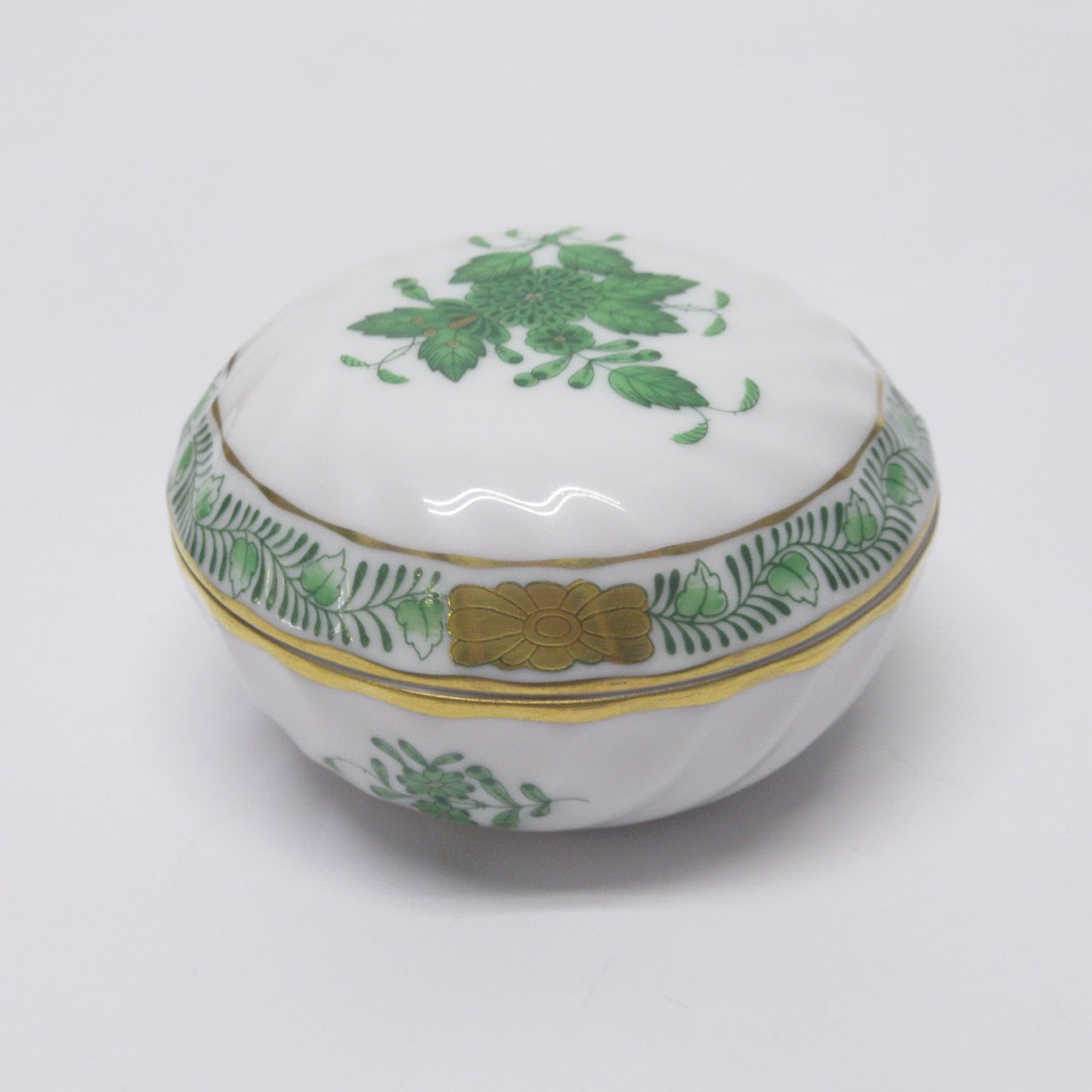 Herend Porcelain Floral Lidded Box