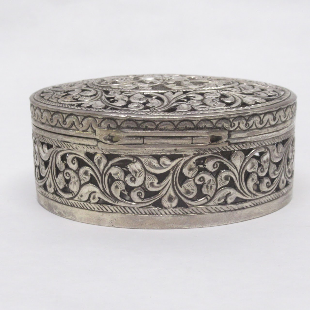 800 Silver Pierced Box