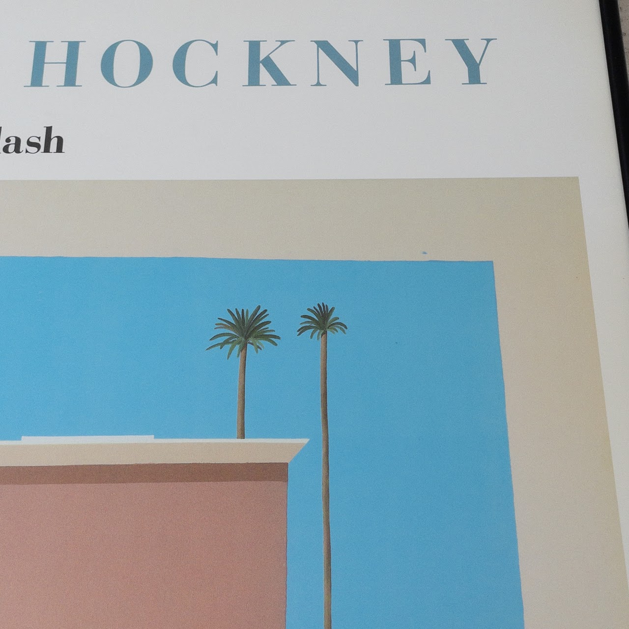 David Hockney 'A Bigger Splash' Tate Gallery Poster