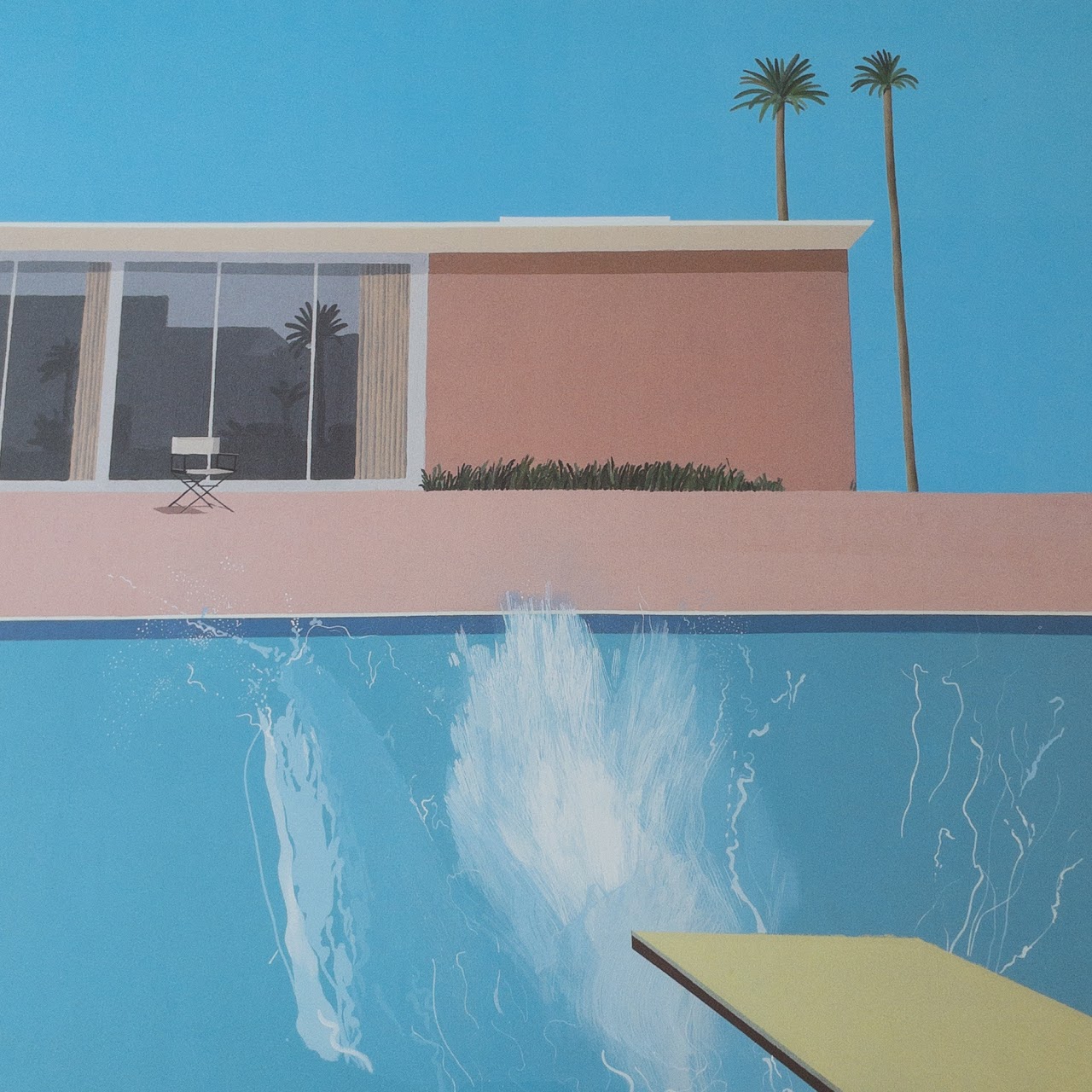 David Hockney 'A Bigger Splash' Tate Gallery Poster