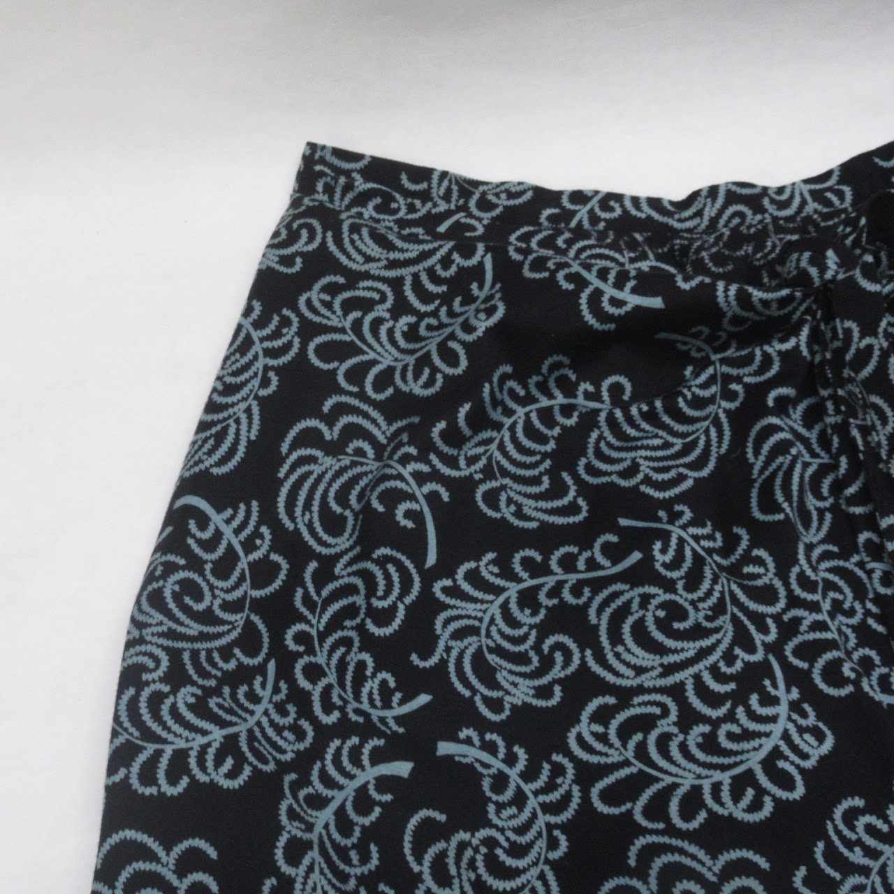 Kenzo Vintage Paisley Print Wrap Skirt
