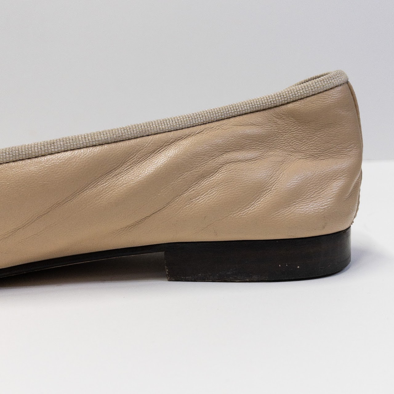 Chanel Smooth Leather Ballet Flats