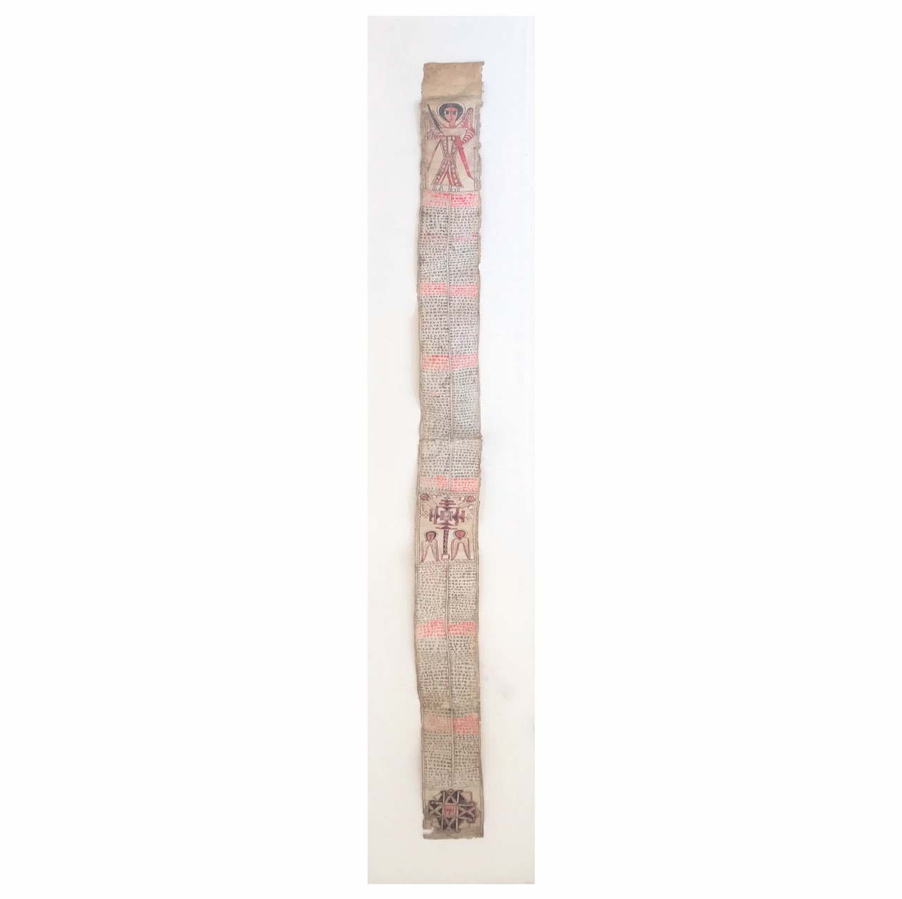 Ethiopian Antique Ge'ez Prayer Scroll