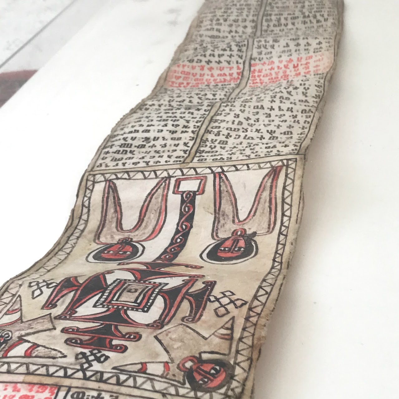 Ethiopian Antique Ge'ez Prayer Scroll