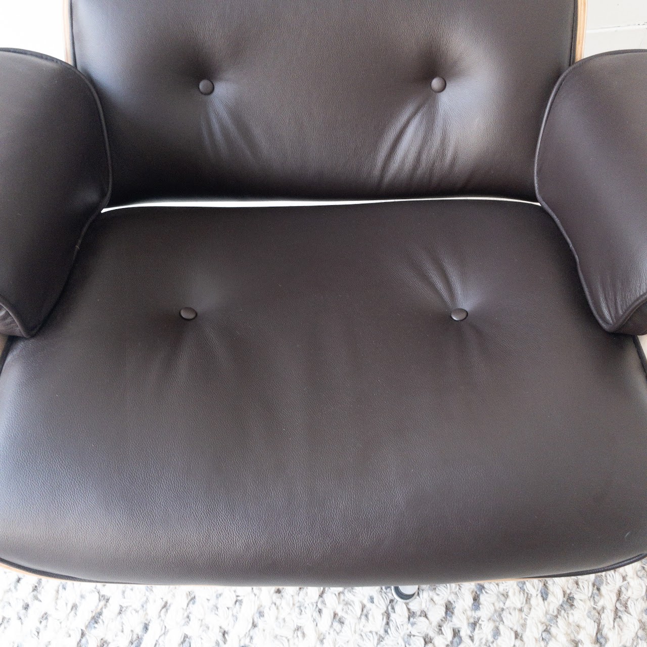 Eames-Style Lounge Chair and Ottoman