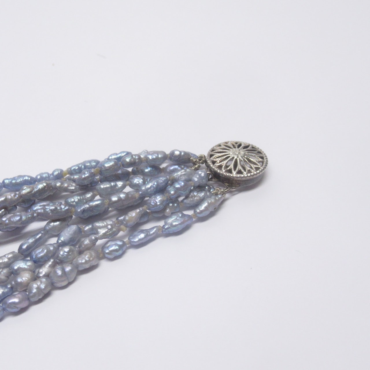 9-Strand Seed Pearl Necklace