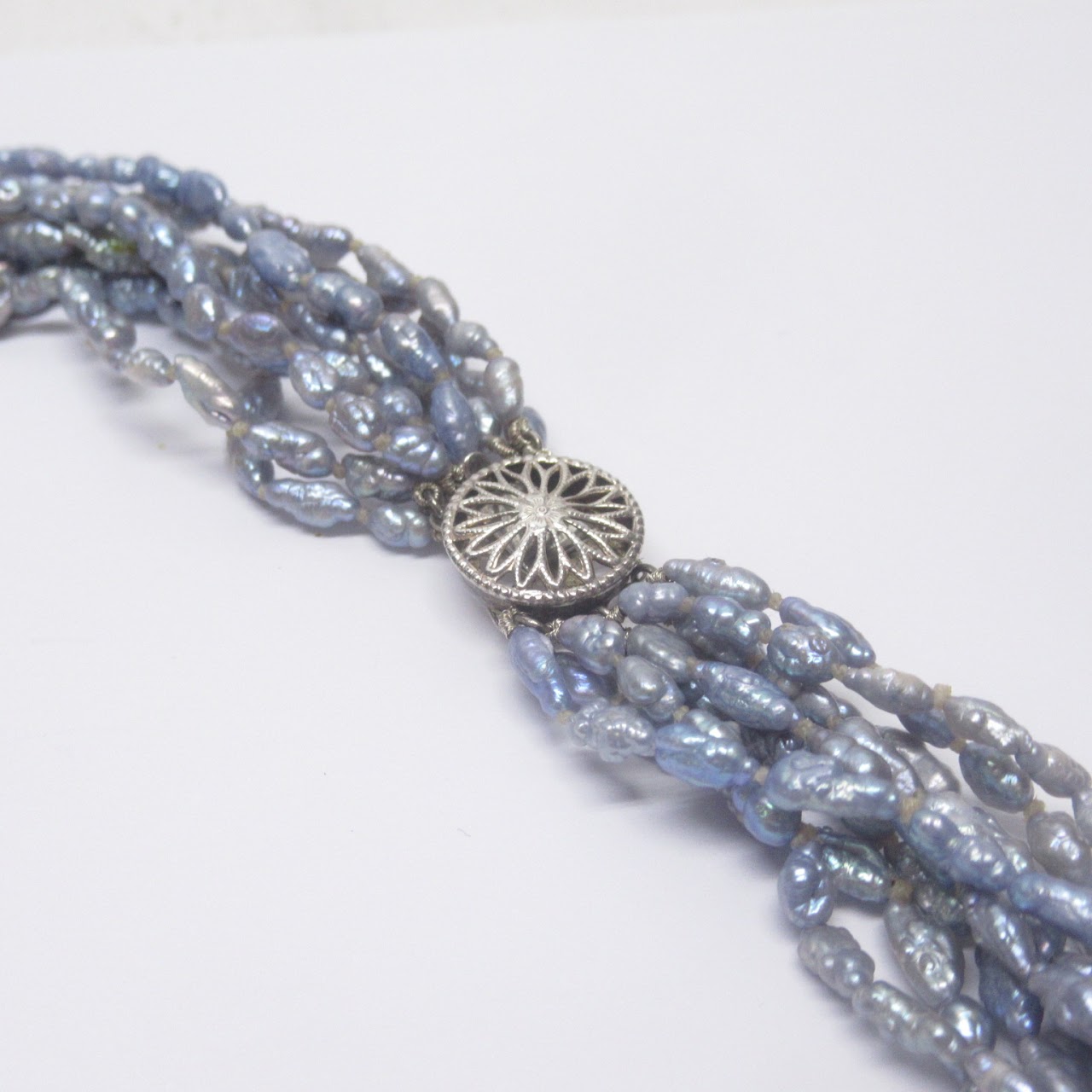 9-Strand Seed Pearl Necklace