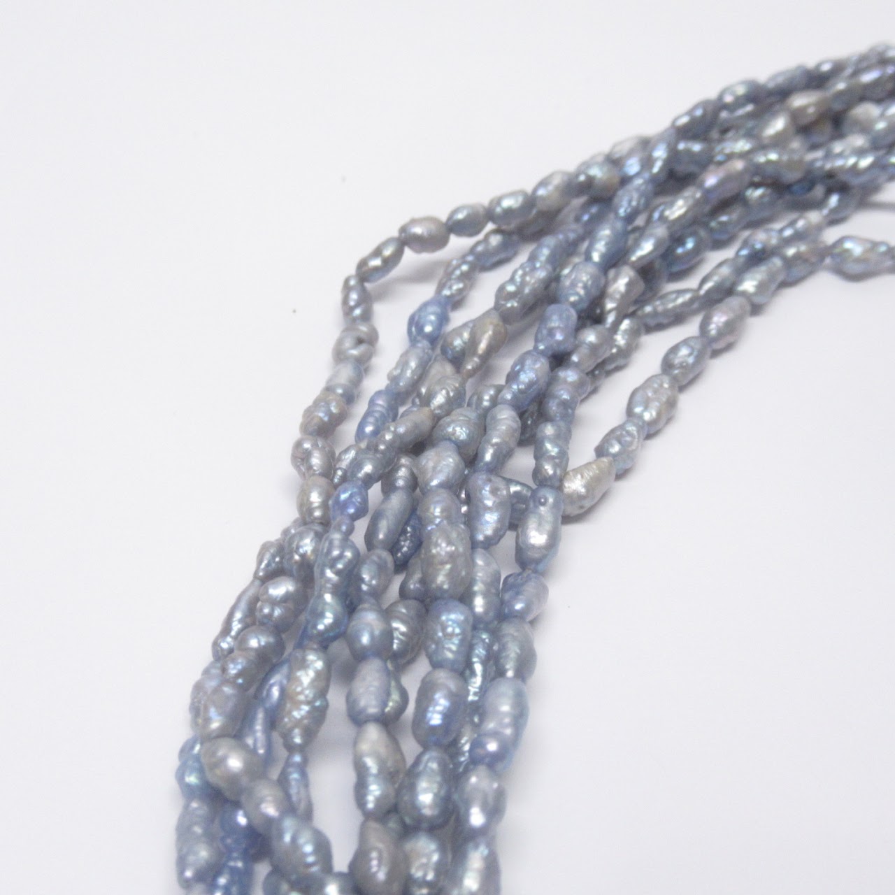 9-Strand Seed Pearl Necklace