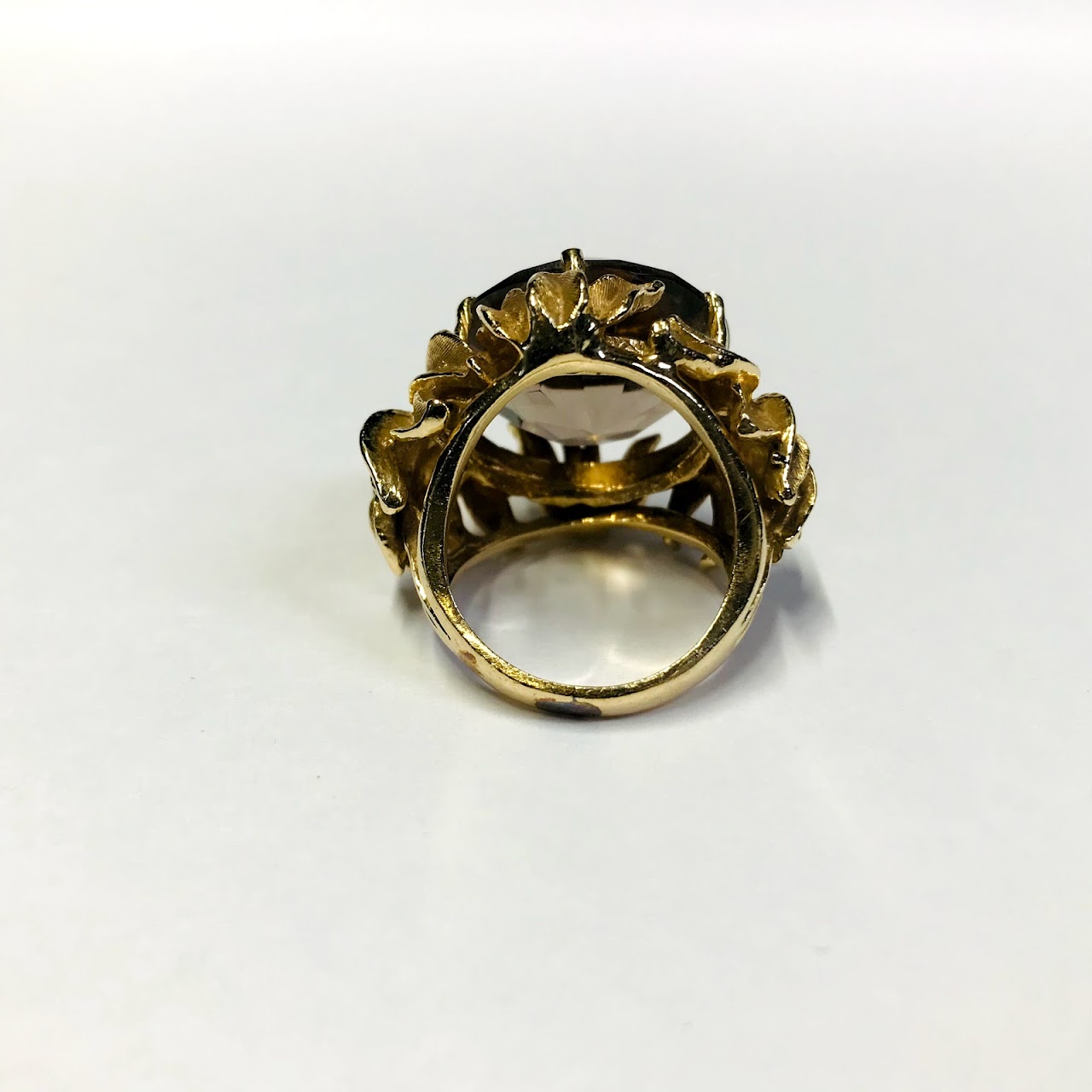 14K Gold Sunflower Ring