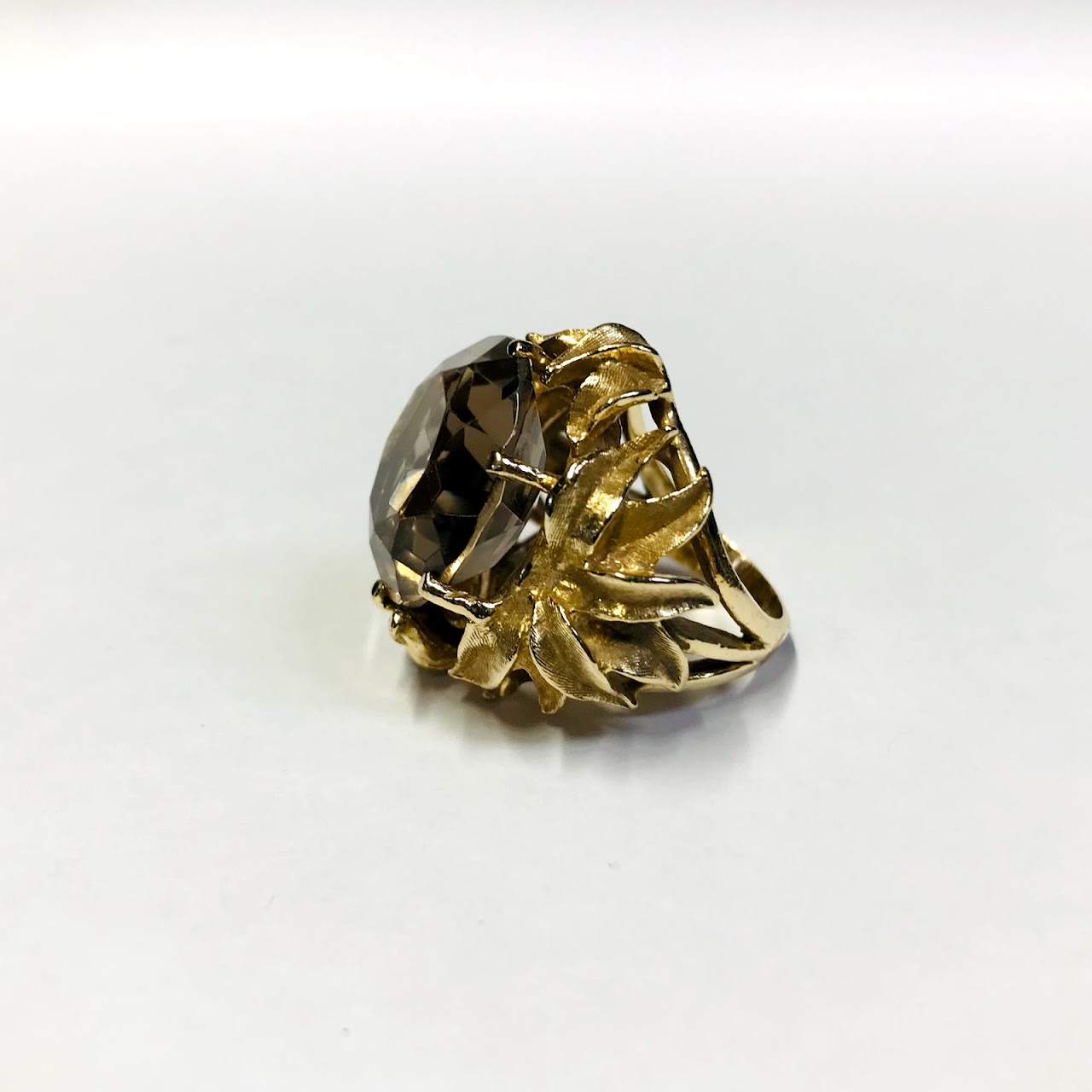 14K Gold Sunflower Ring