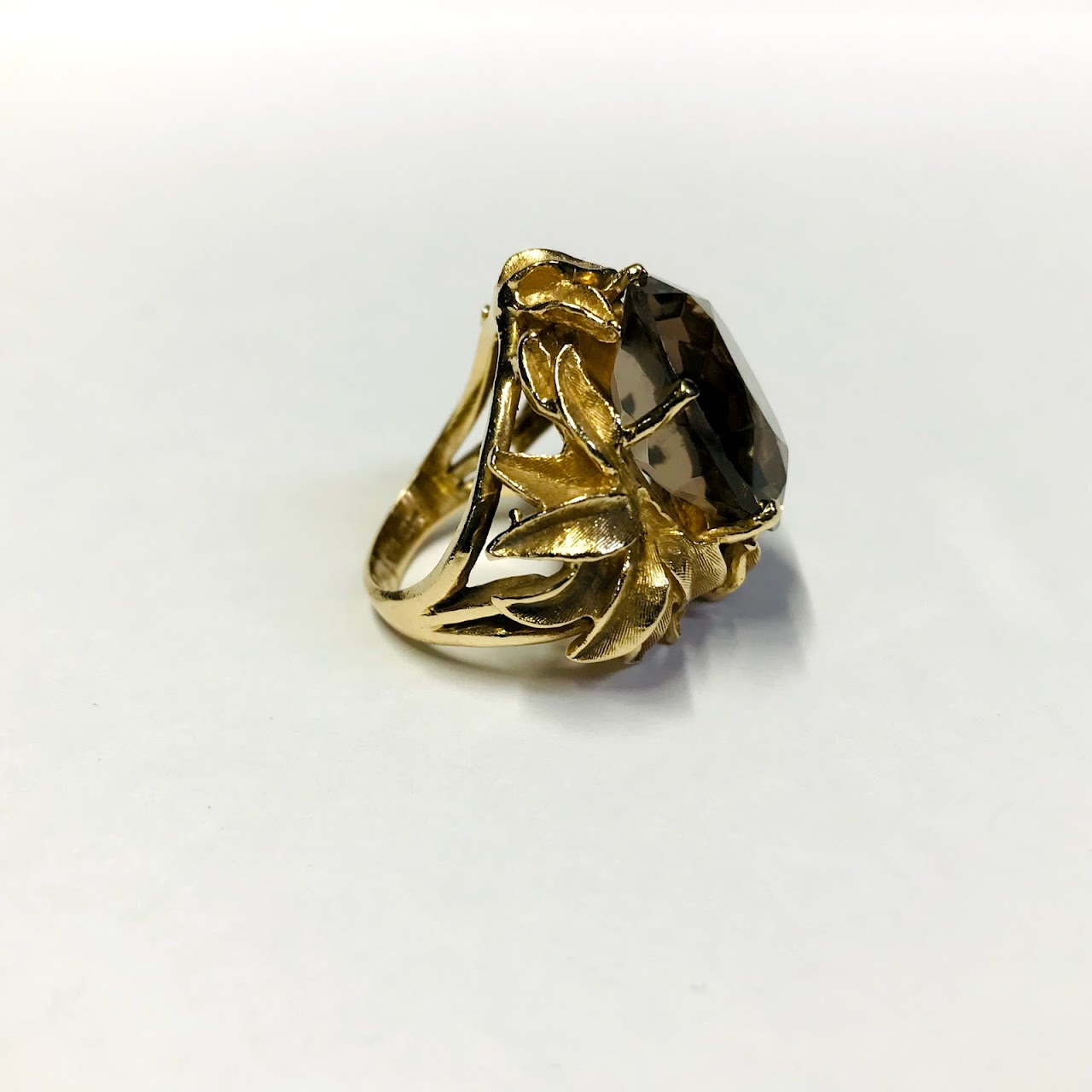 14K Gold Sunflower Ring