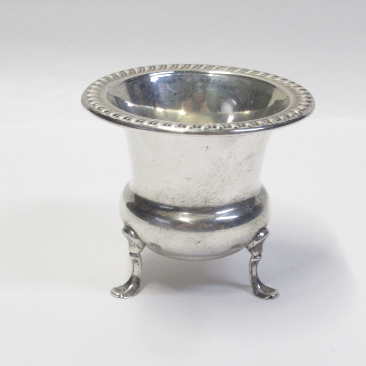 Sterling Silver Small Footed Toothpick Holder