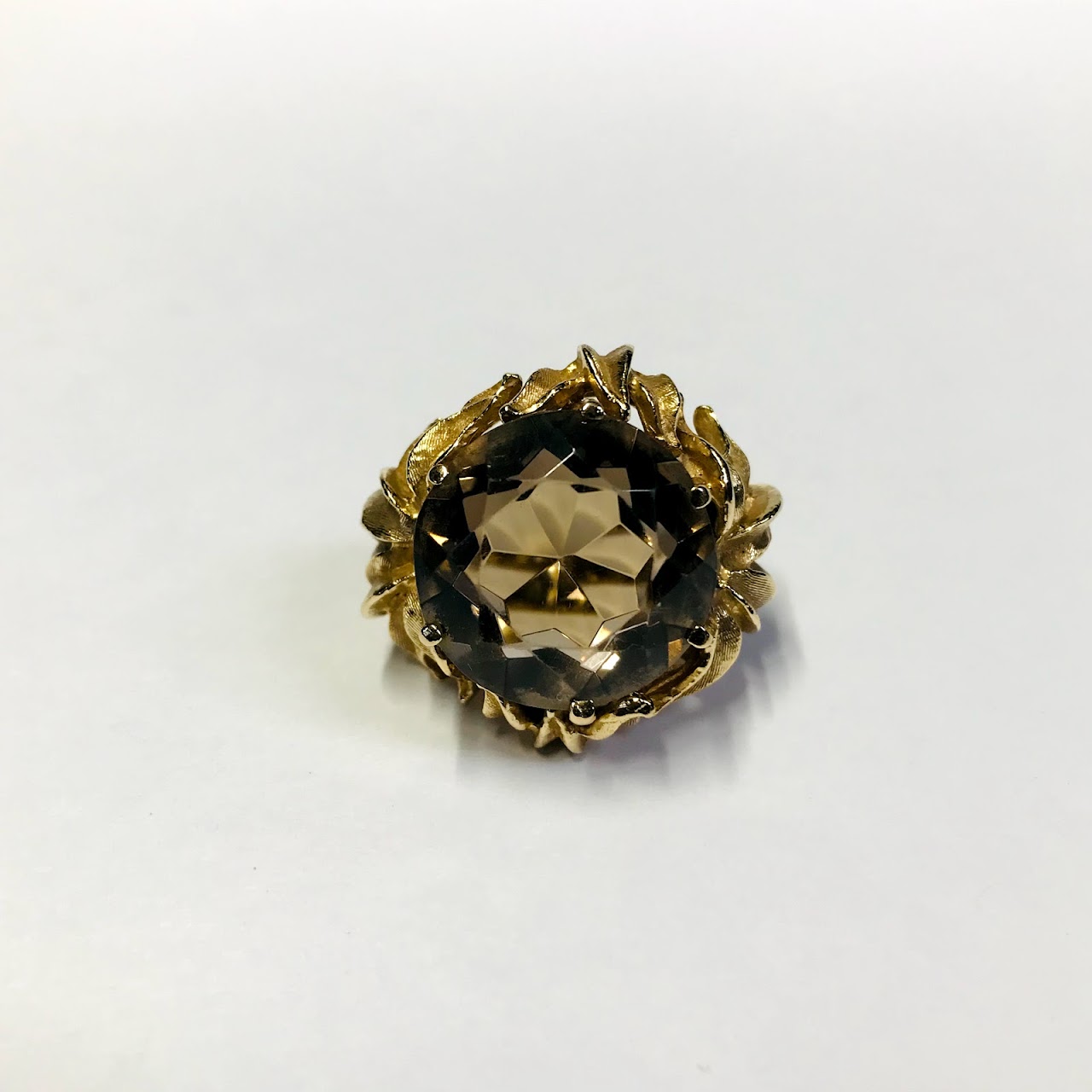 14K Gold Sunflower Ring