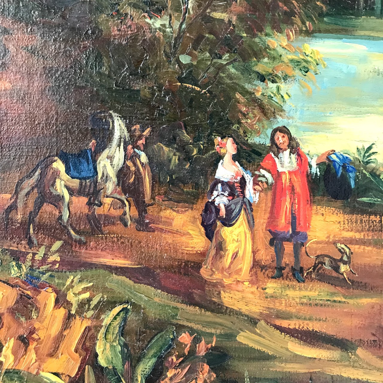 Renaissance Scene Oil Painting