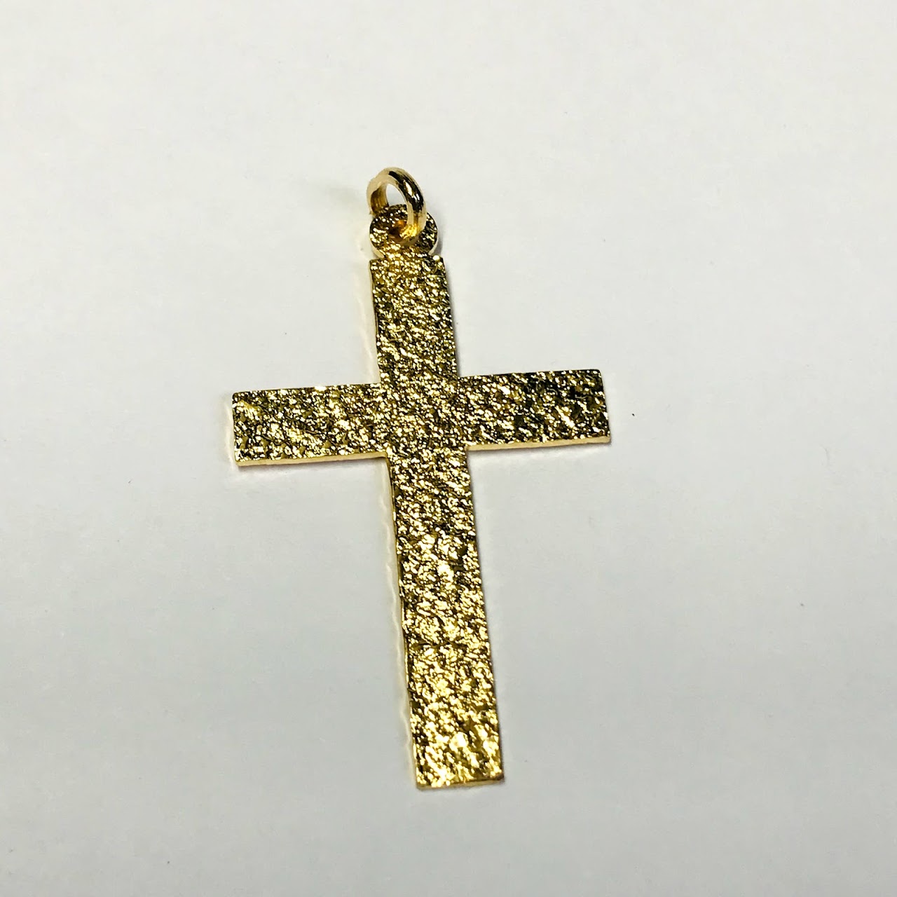 18K Gold Cross Pendant