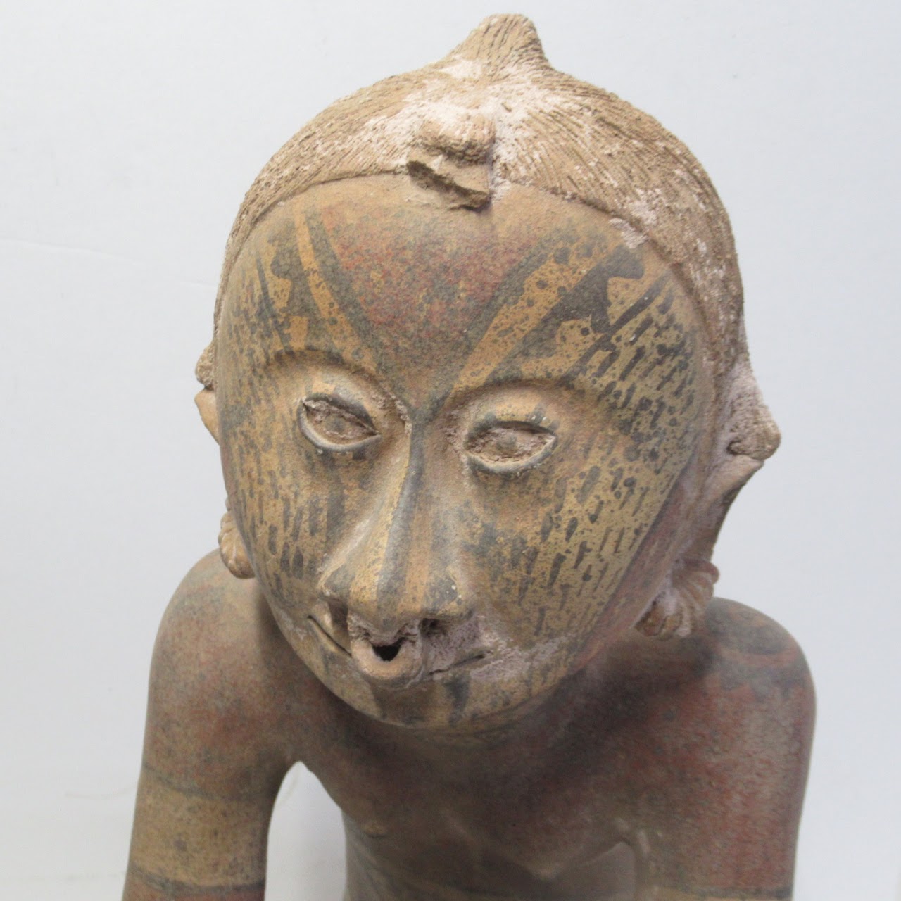 Teotihuacan Style Ceramic Seated Figure