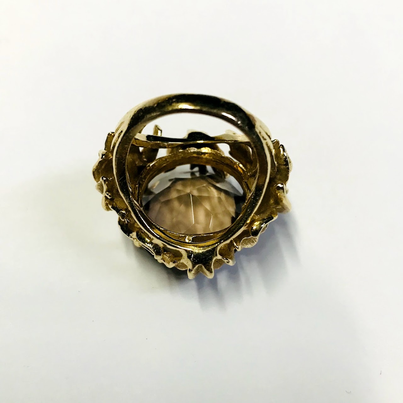 14K Gold Sunflower Ring