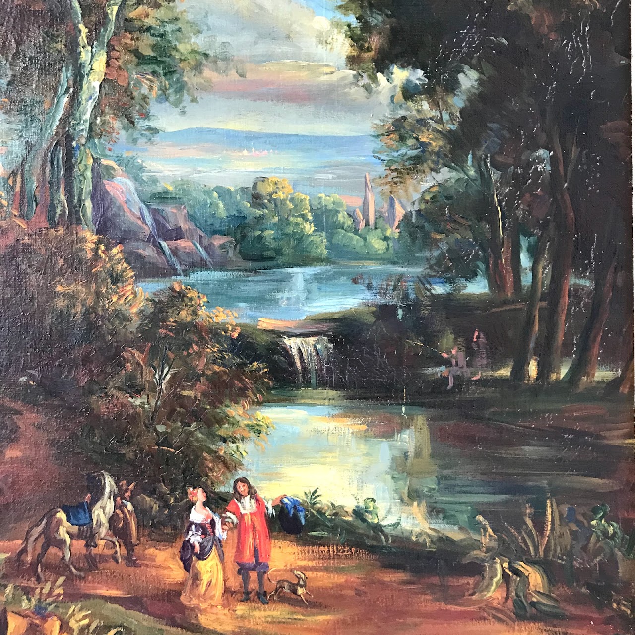 Renaissance Scene Oil Painting