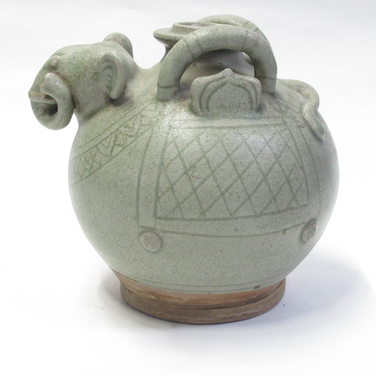 Celadon Elephant Jug