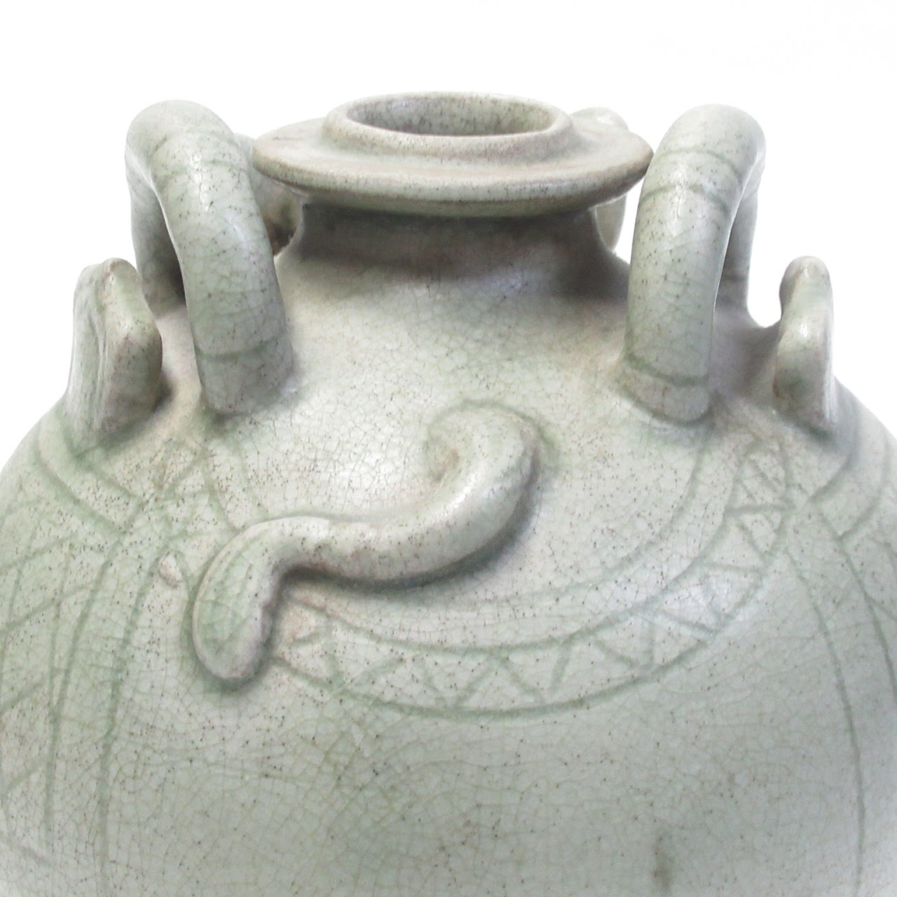 Celadon Elephant Jug