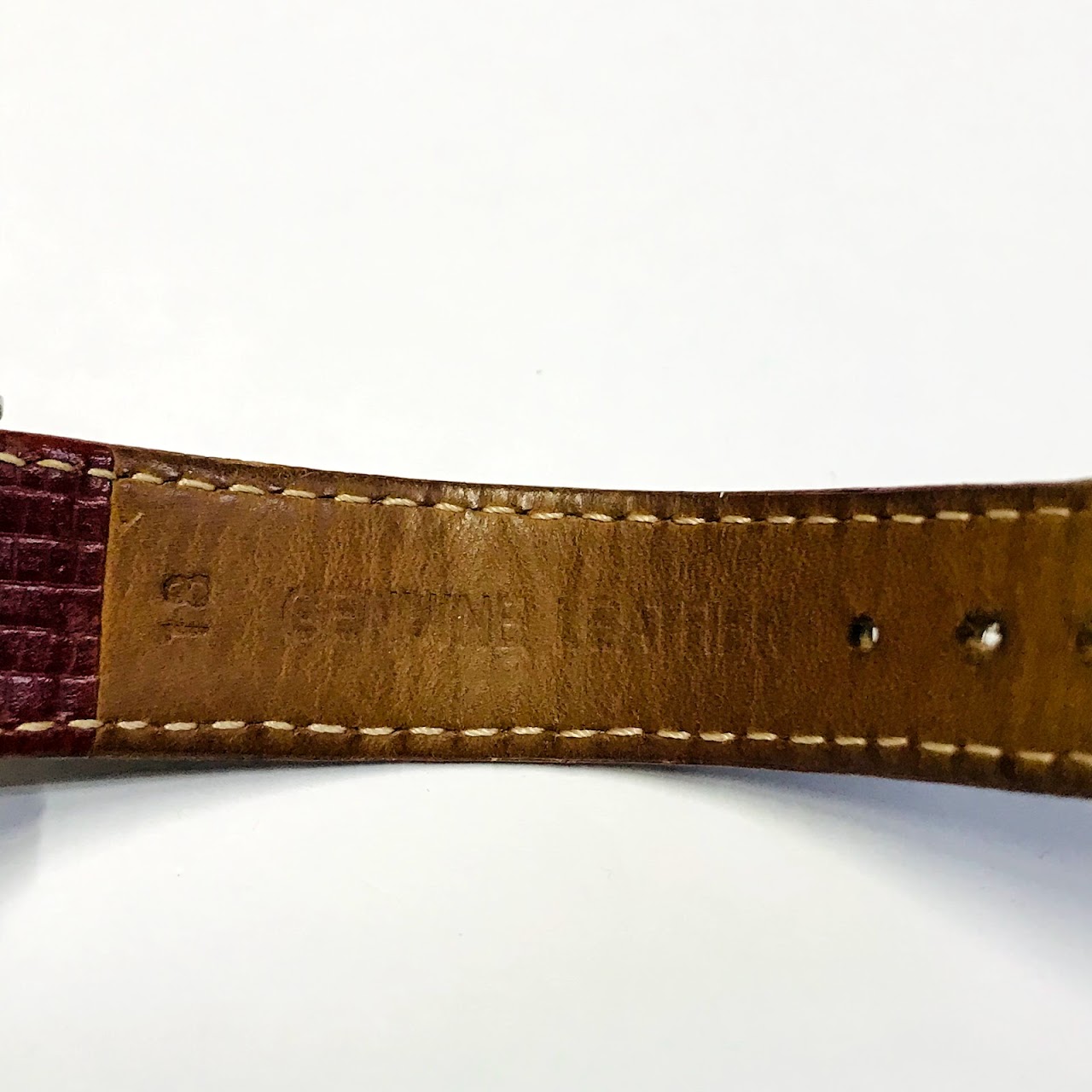 Benrus Vintage Watch Brown Strap