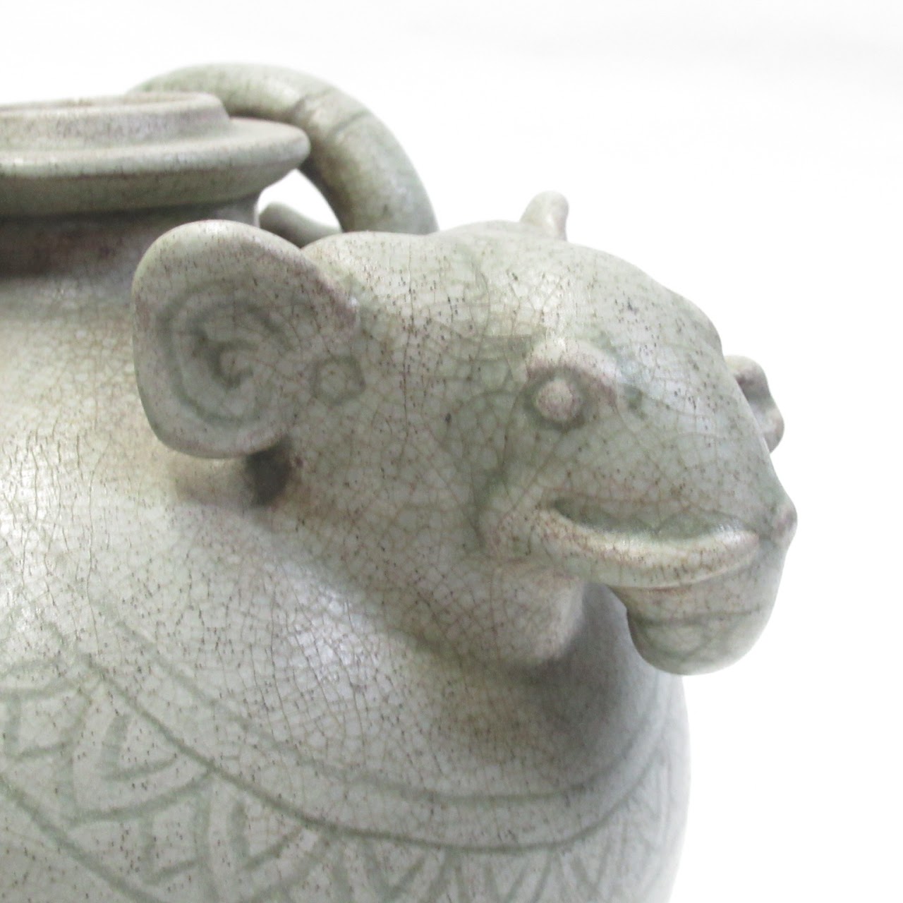 Celadon Elephant Jug