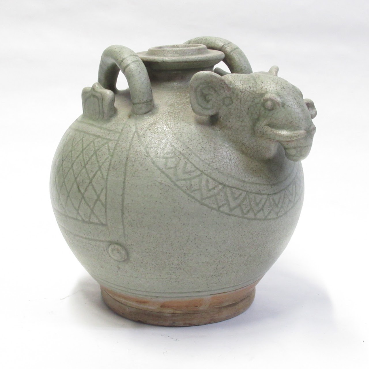 Celadon Elephant Jug