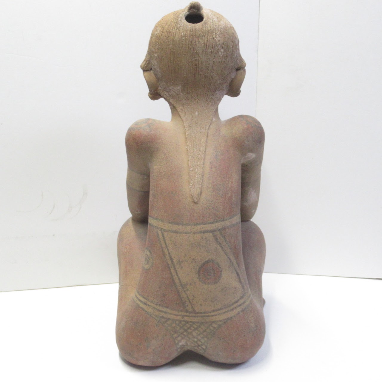 Teotihuacan Style Ceramic Seated Figure