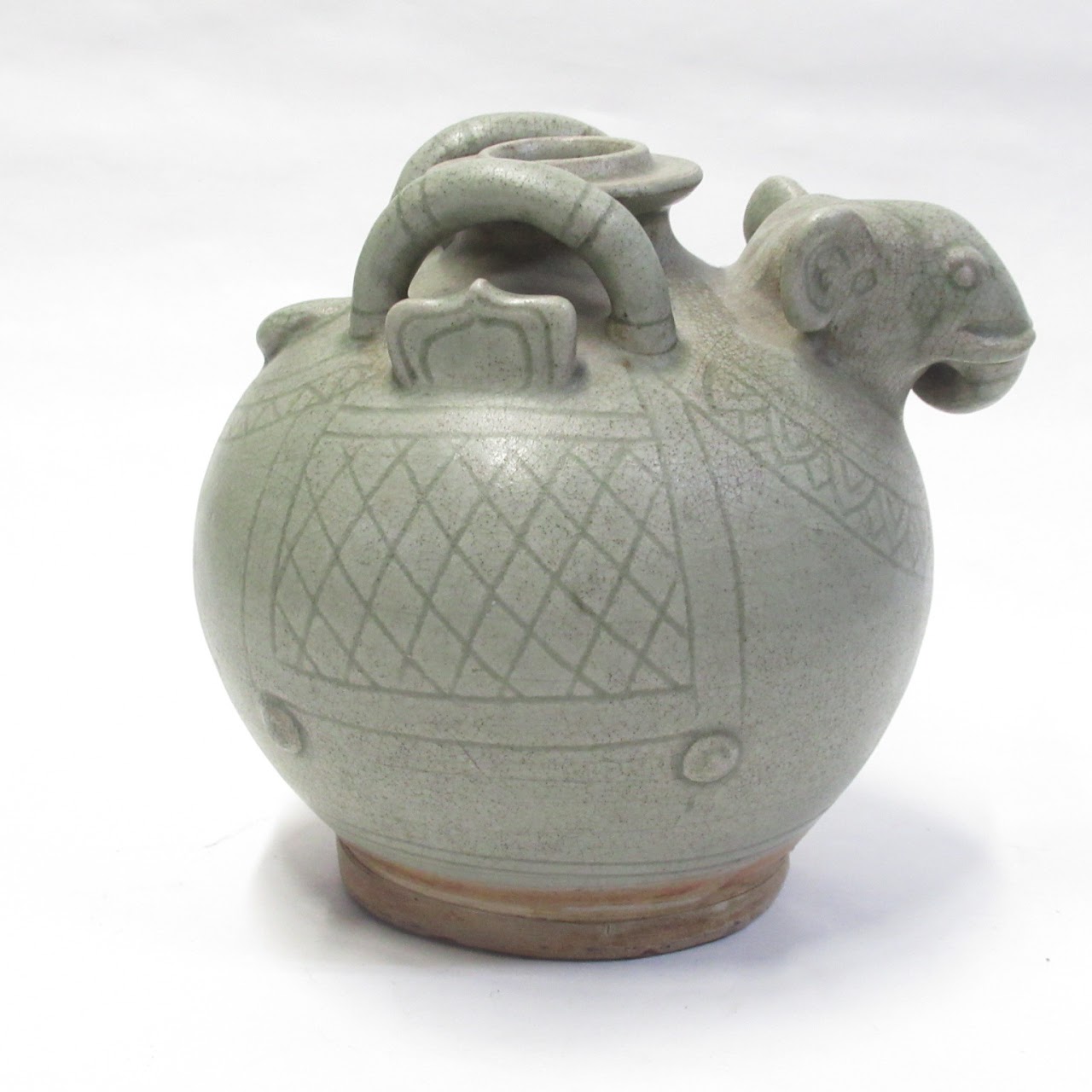 Celadon Elephant Jug