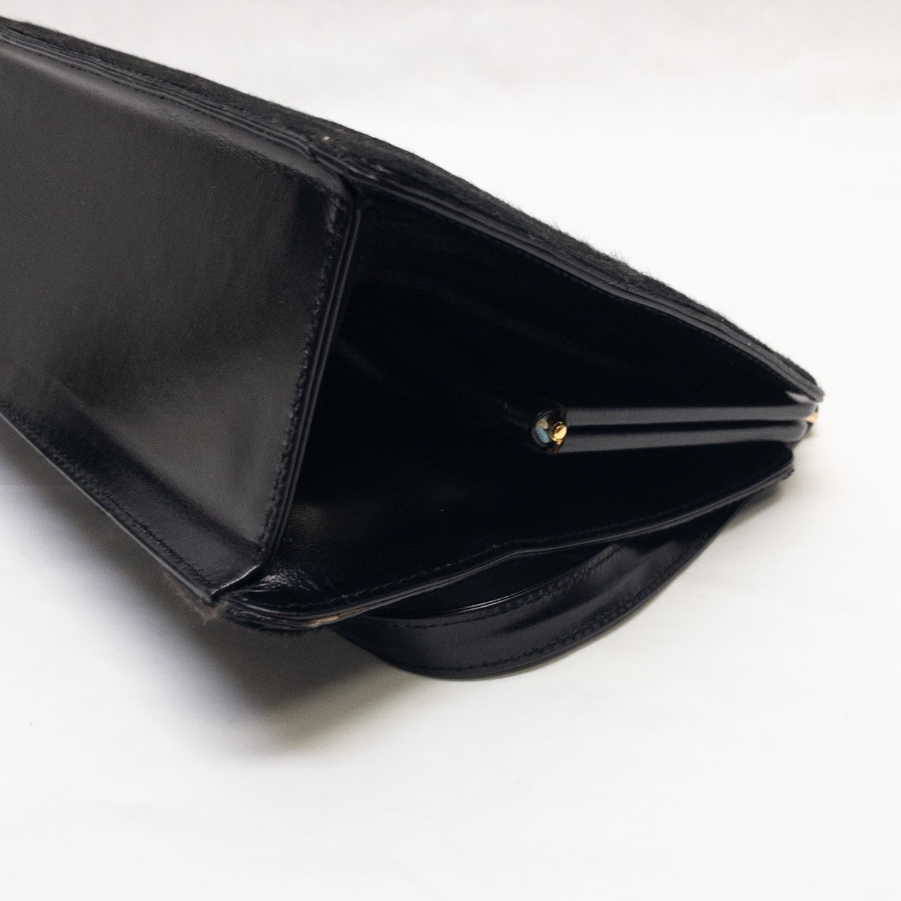 Lambertson Truex Black Hide Shoulder Bag