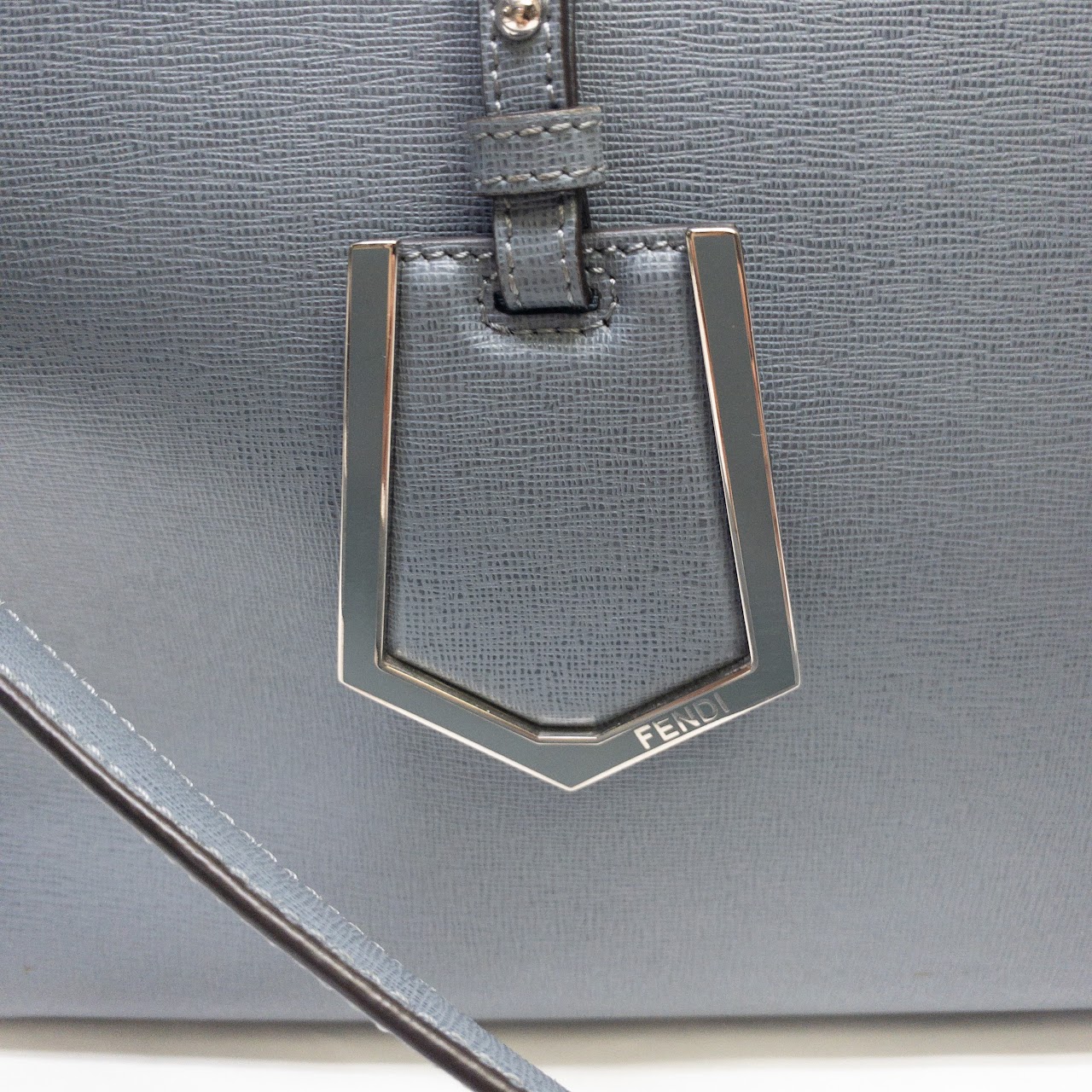 Fendi 2Jours Leather Shoulder Bag