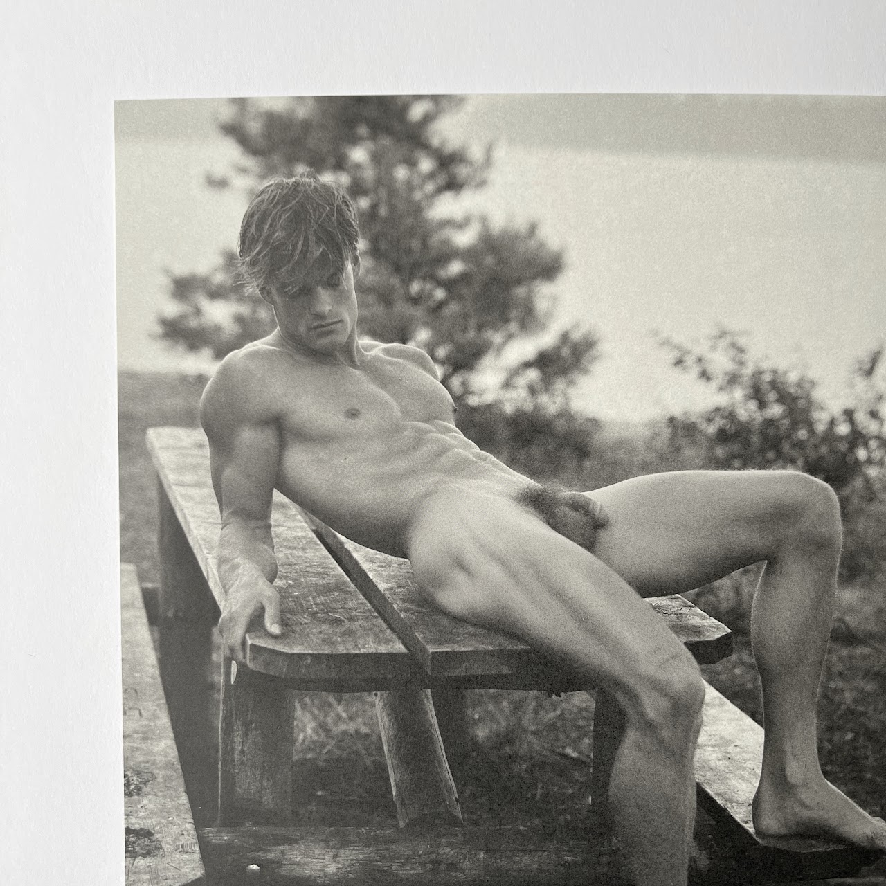 Bruce Weber 'Male Nude Study, Paul, Adirondack Park'  Photogravure