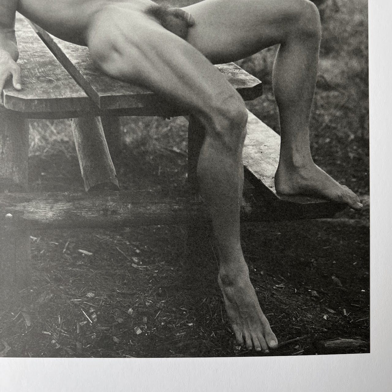 Bruce Weber 'Male Nude Study, Paul, Adirondack Park'  Photogravure