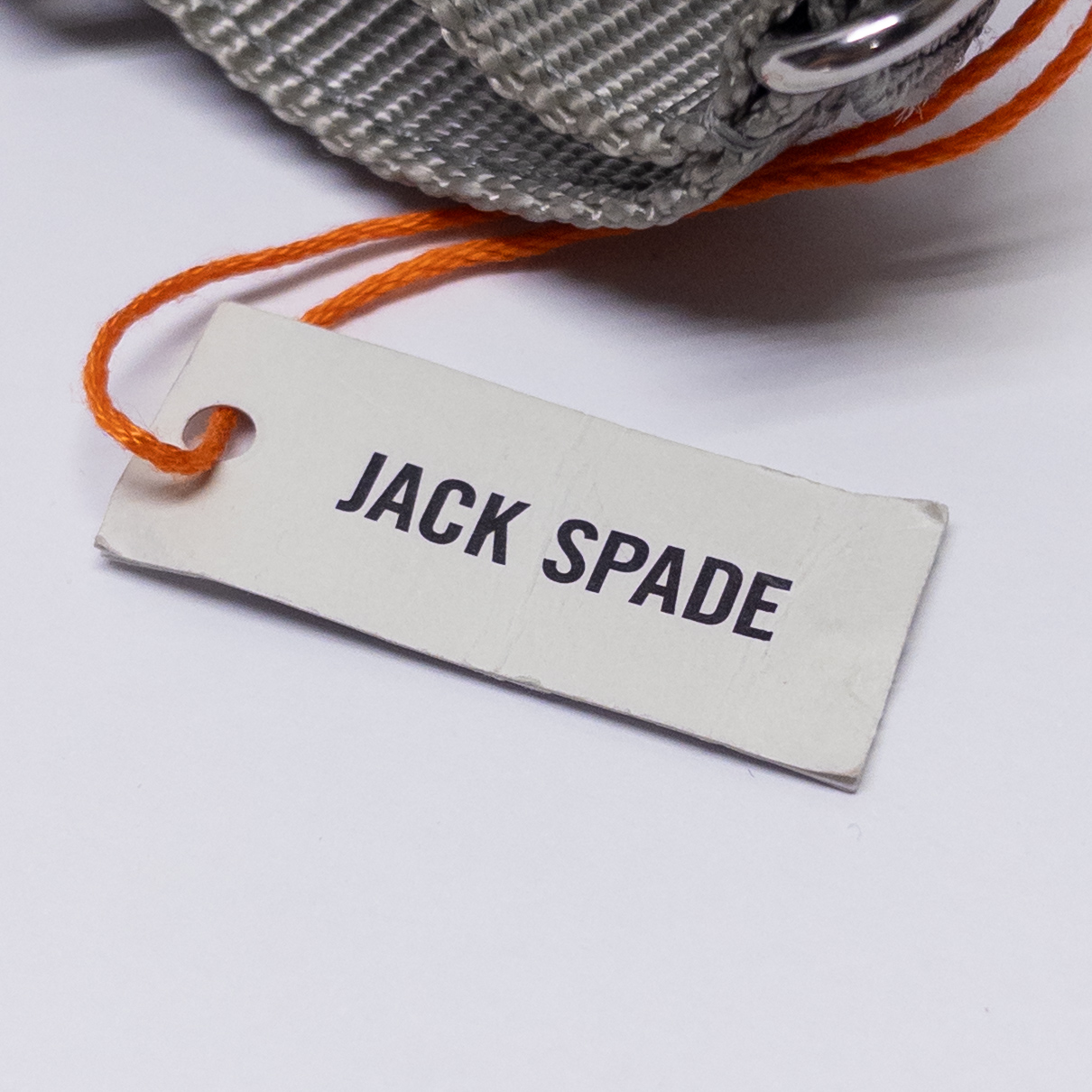 Jack Spade Conway Classic Orange and Gray Military Watch