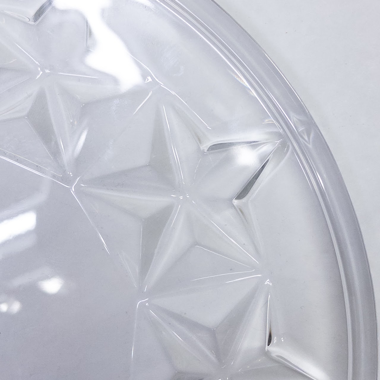 Tiffany & Co. Crystal Star Plate