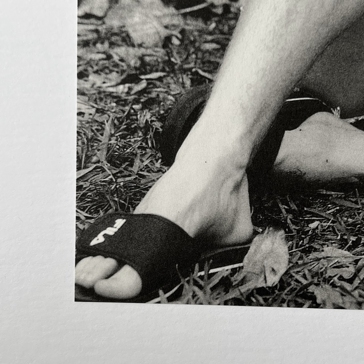 Bruce Weber 'Young Man Sitting in Grass, Model Peter Johnson'  Photogravure