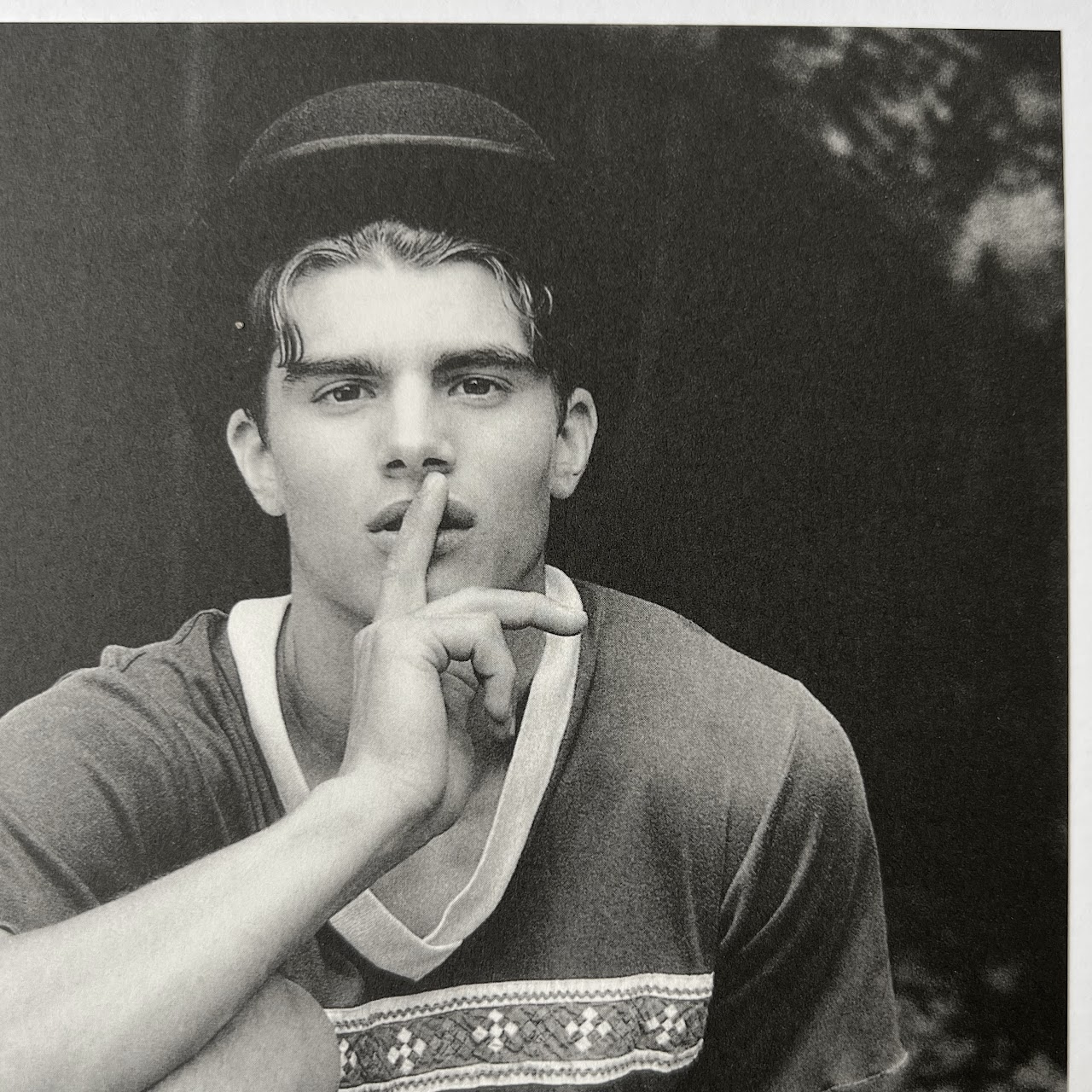 Bruce Weber 'Young Man Sitting in Grass, Model Peter Johnson'  Photogravure