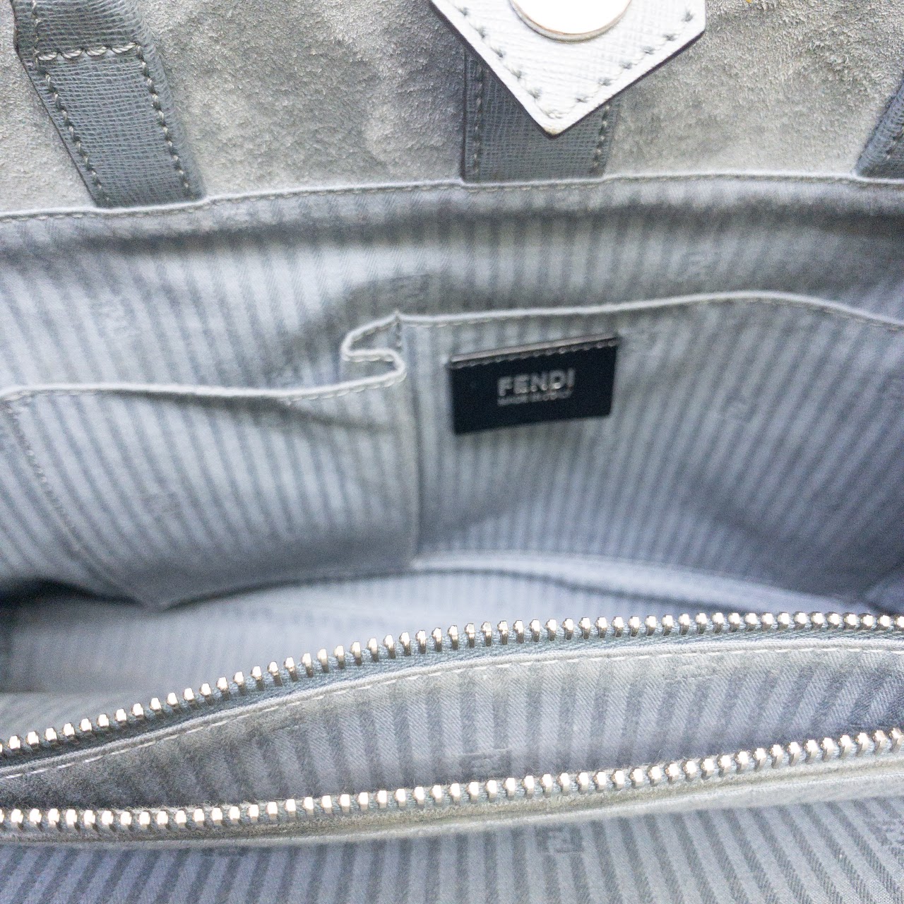 Fendi 2Jours Leather Shoulder Bag