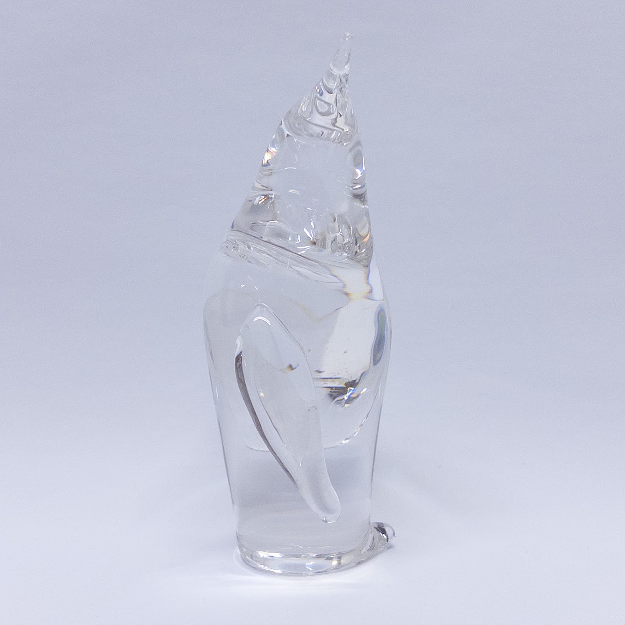 Steuben Crystal Penguin Figurine