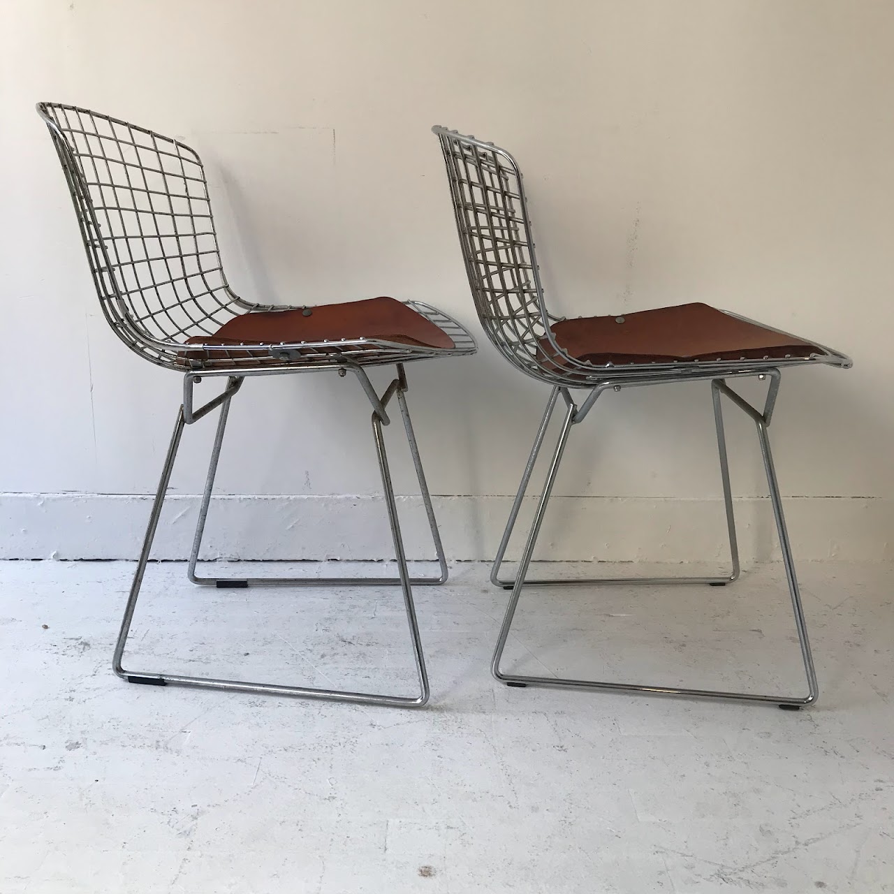 Bertoia Style Chair Pair #2