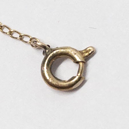 14K Gold Floating Heart Pendant