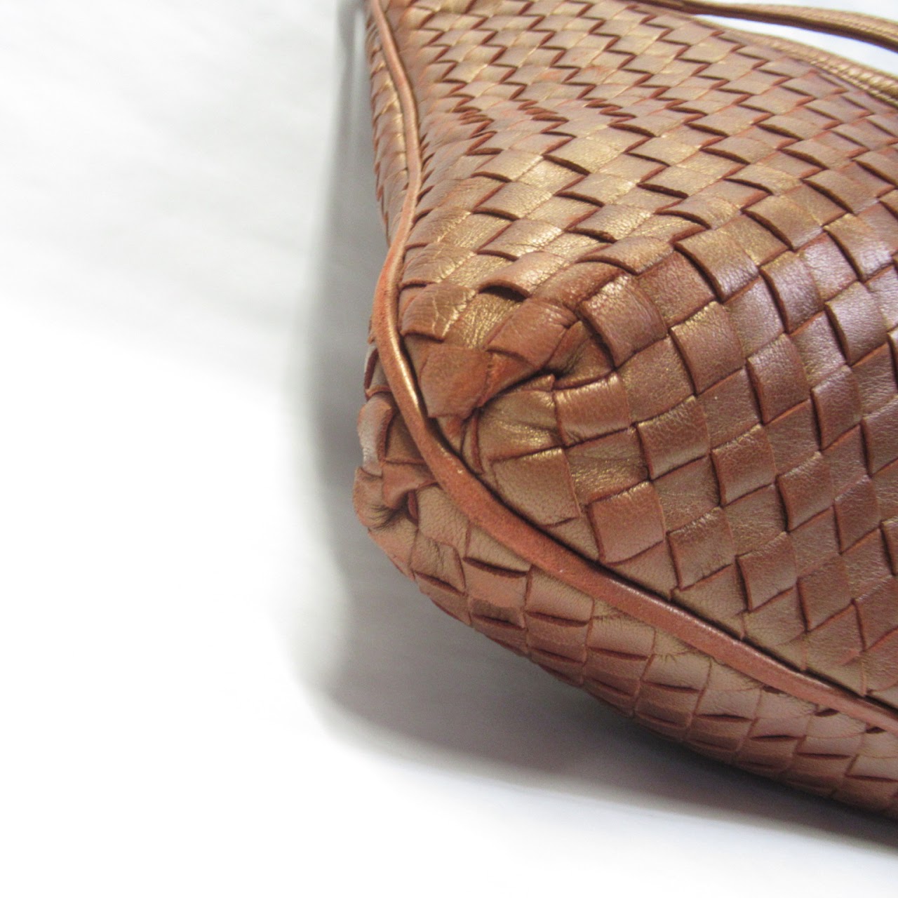 Bottega Veneta Intrecciato Leather Shoulder Bag