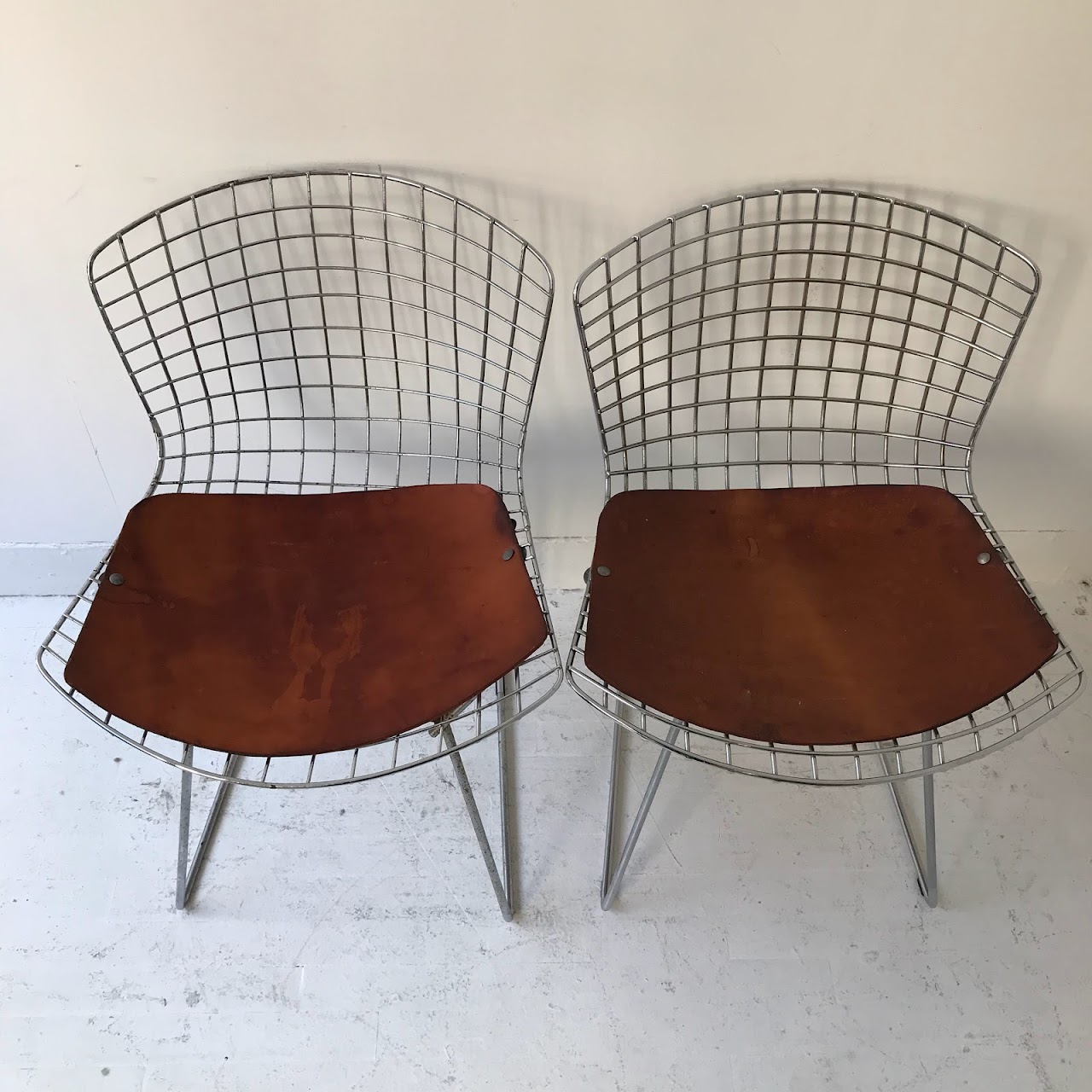 Bertoia Style Chair Pair #2