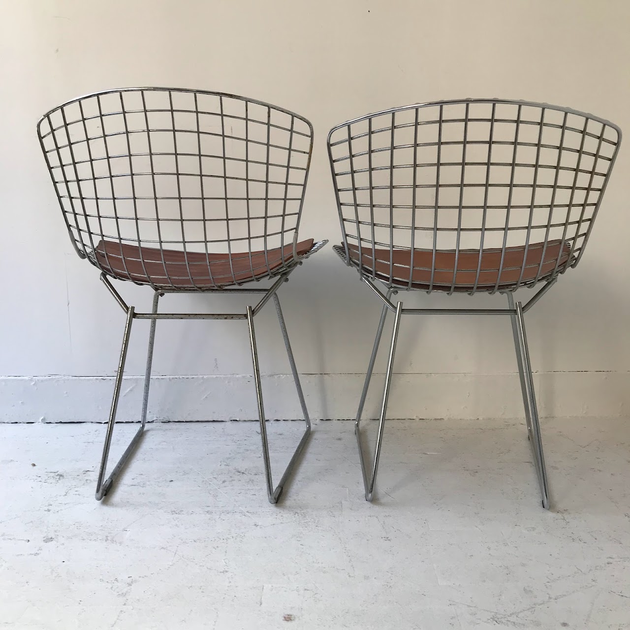 Bertoia Style Chair Pair #2