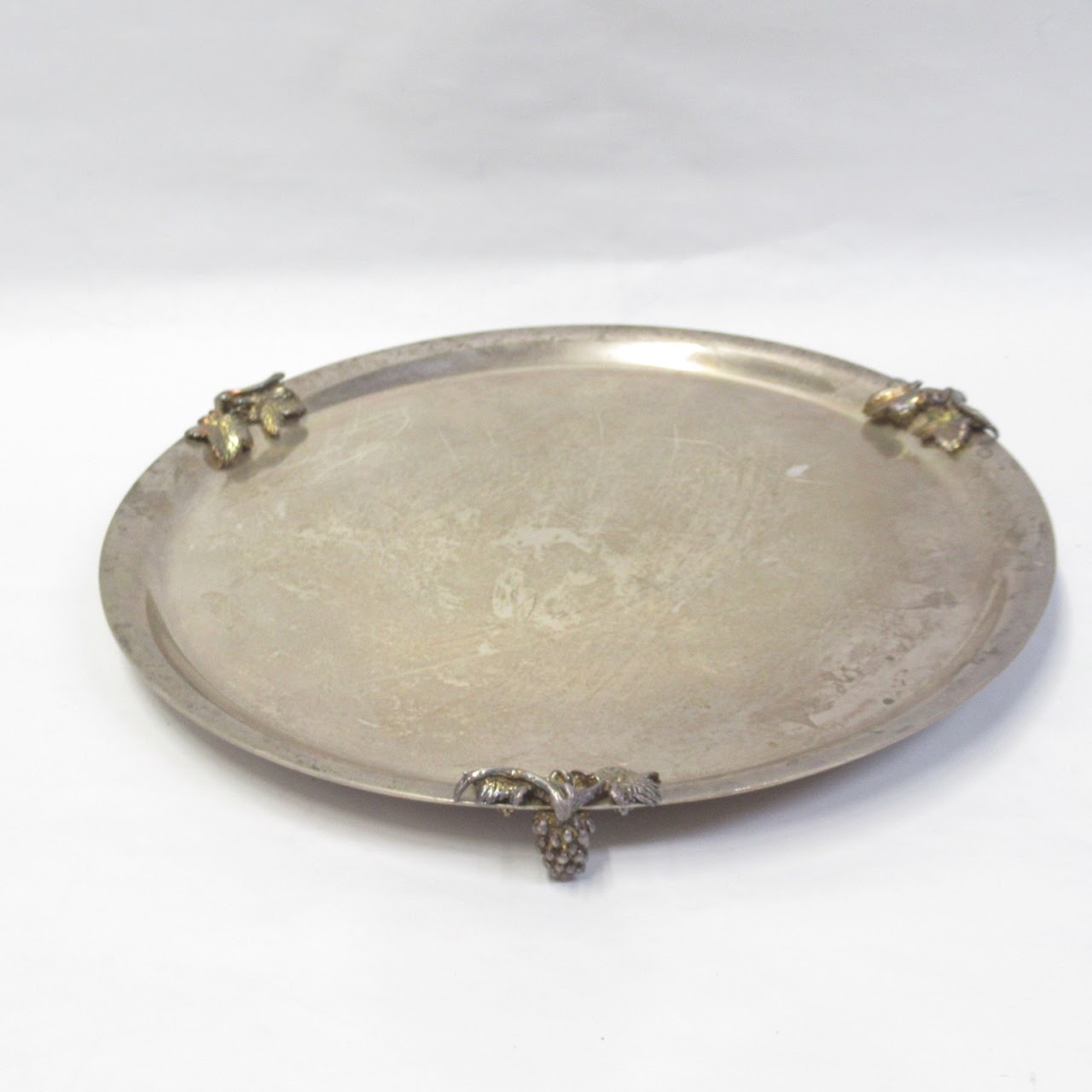 Sterling Silver Cordial Cup and Tray Set