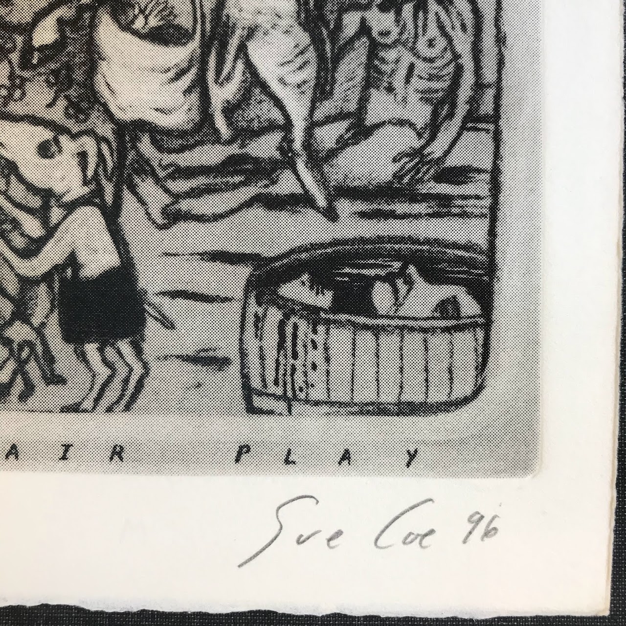 Sue Coe Signed Photo-Etching