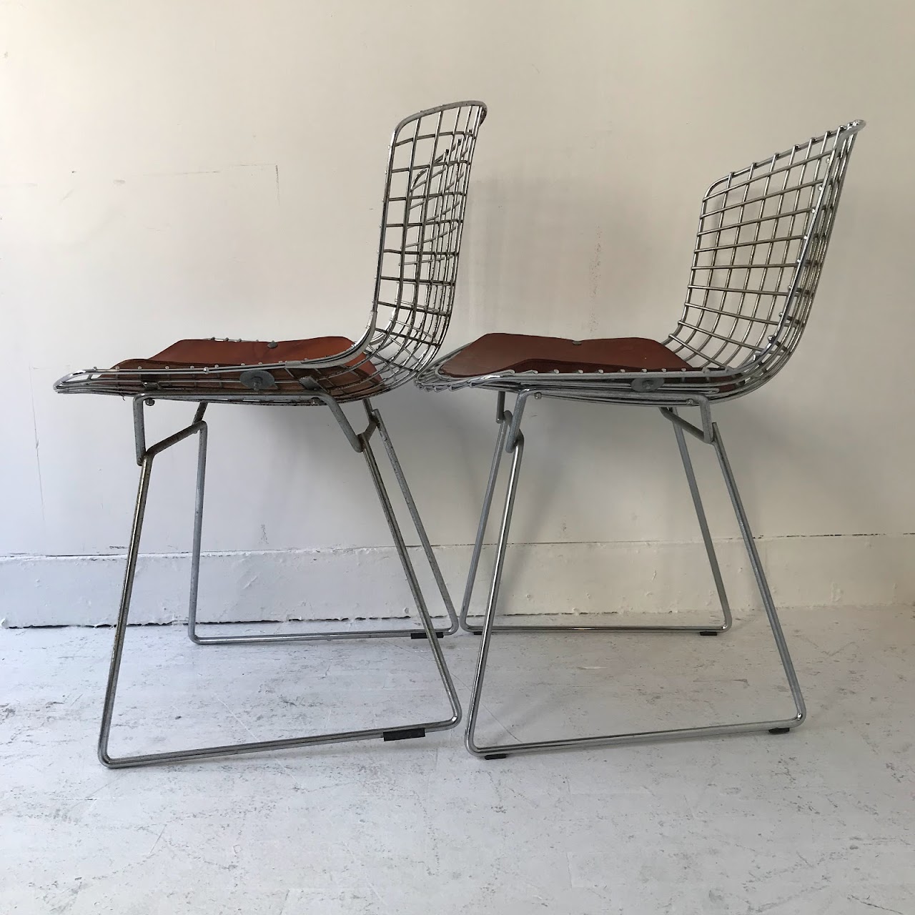 Bertoia Style Chair Pair #2